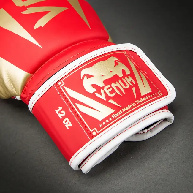 Venum Venum Elite Bokshandschoenen – Rood – Skintex Leer – Training & Sparring