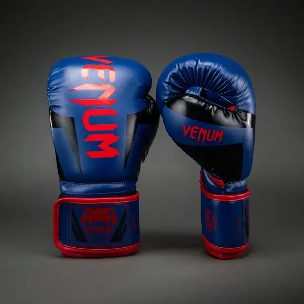 Venum Elite gants de boxe – bleu/rouge – Skintex cuir – entraînement & Sparring