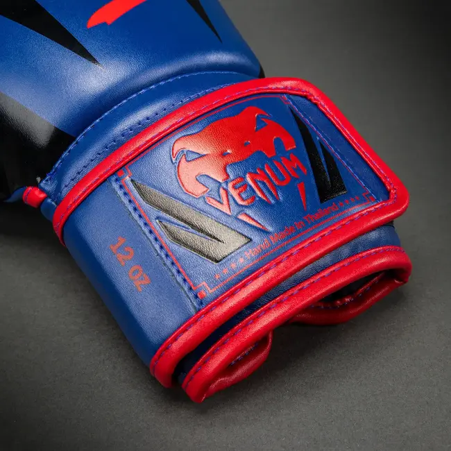 Venum Elite Bokshandschoenen – Blauw/Rood – Skintex Leer – Training & Sparring