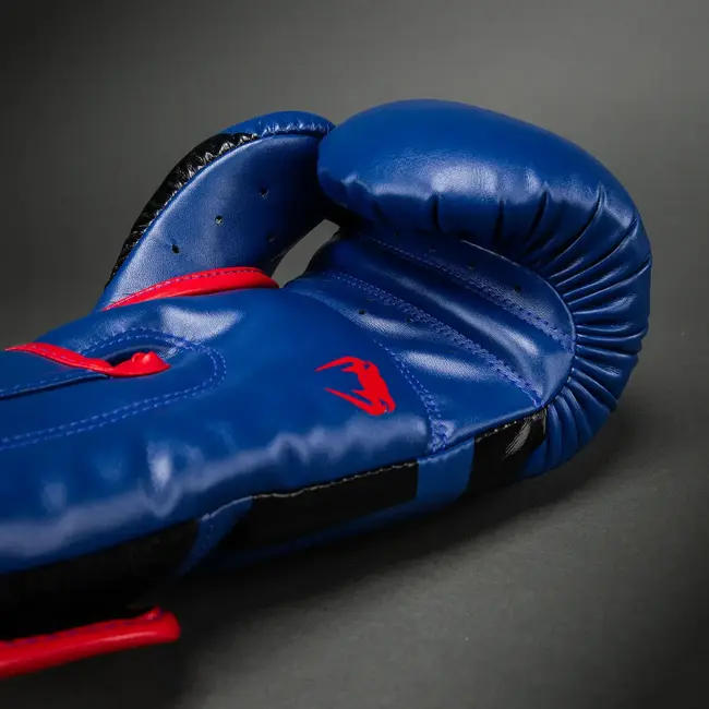 Venum Venum Elite Bokshandschoenen – Blauw/Rood – Skintex Leer – Training & Sparring