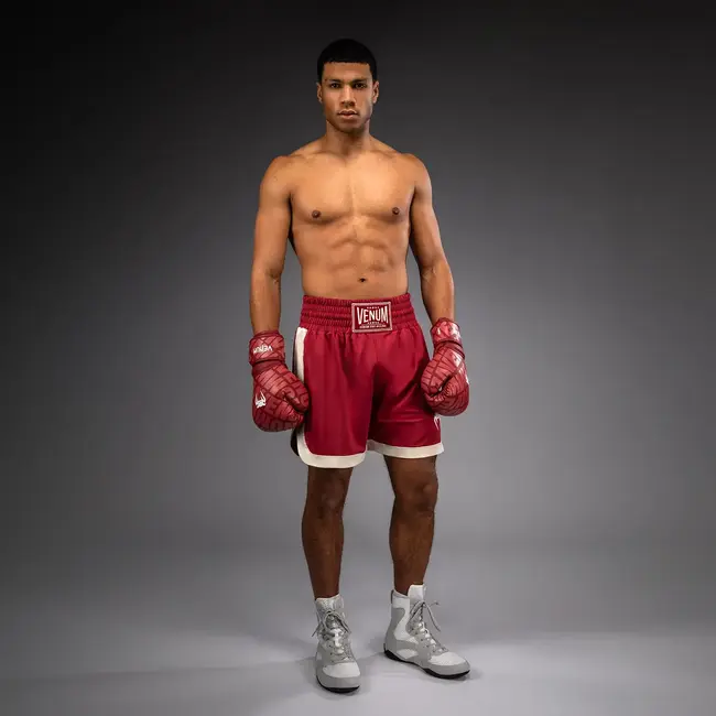 Venum Venum Classic Boksshort – Robijnrood/Ivoor