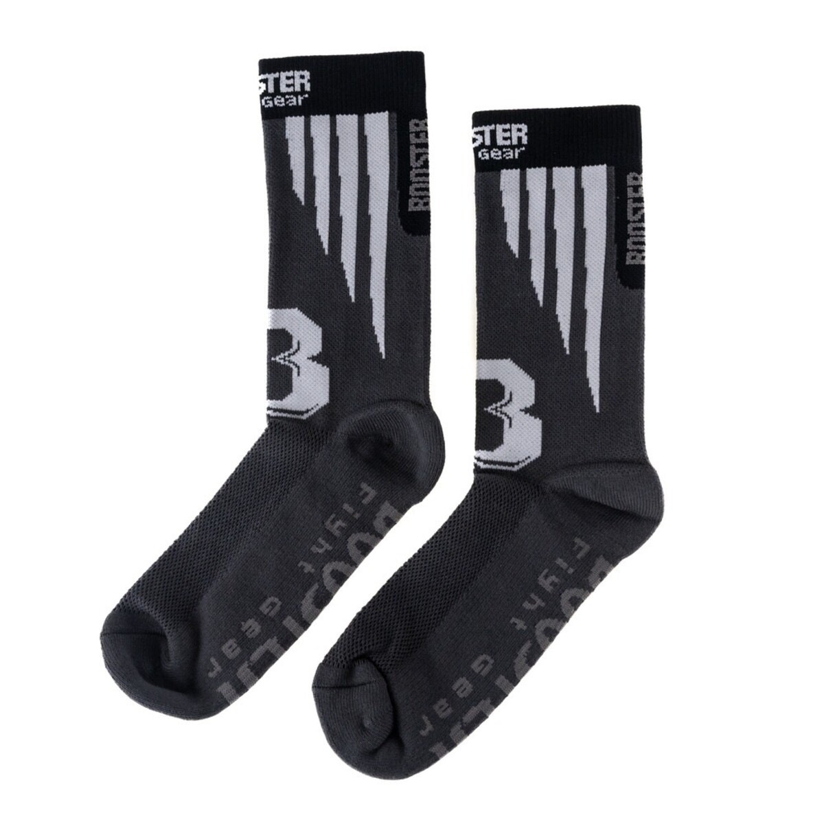 Booster Fightgear Fight Gear Rapid Strike Pro chaussettes de boxe – noir/gris – respirant & maintien – entraînement & compétition