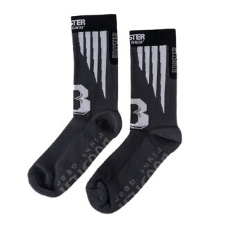 Booster Fightgear Fight Gear Rapid Strike Pro Bokssokken – Zwart/Grijs – Ademend & Ondersteunend – Training & Wedstrijd