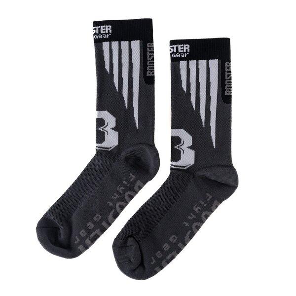 Booster Fightgear Fight Gear Rapid Strike Pro chaussettes de boxe – noir/gris – respirant & maintien – entraînement & compétition