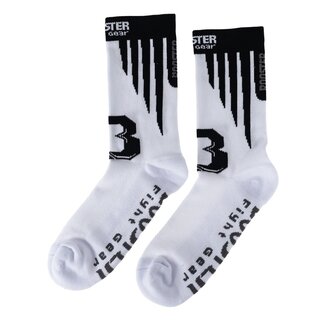 Booster Fightgear Fight Gear Rapid Strike Pro Bokssokken – Wit/Zwart – Ademend & Ondersteunend – Training & Wedstrijd