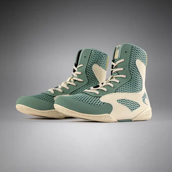 Venum Contender Boxing Shoes Aqua Green / Ivory