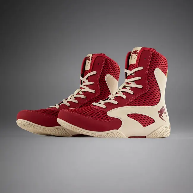 Venum Contender Boxing Shoes Ruby Red/ Ivory