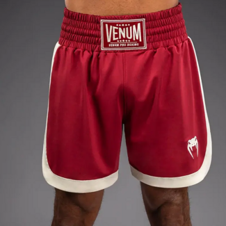Venum Venum Classic Boksshort – Robijnrood/Ivoor