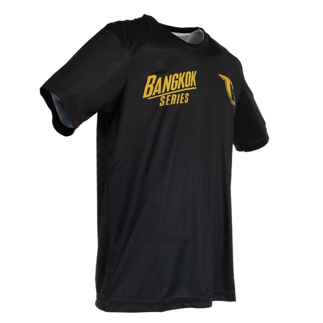 Booster Fightgear Booster BFG Bangkok 1 T-Shirt – Zwart/Goud – Voor Training en Vrije Tijd