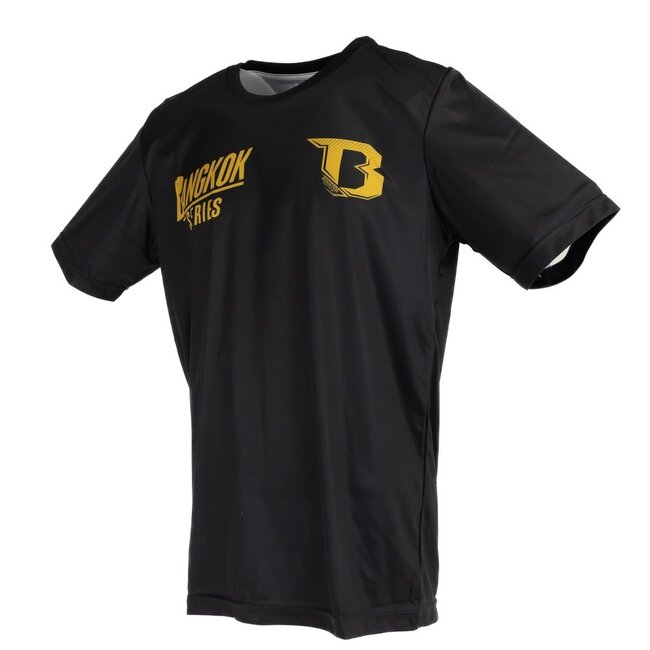 Booster Fightgear Booster BFG Bangkok 1 T-Shirt – Zwart/Goud – Voor Training en Vrije Tijd