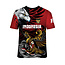 Fightsense Indonesia Garuda Warrior T-Shirt – Red/Black – Sportshirt voor vechtsport en training