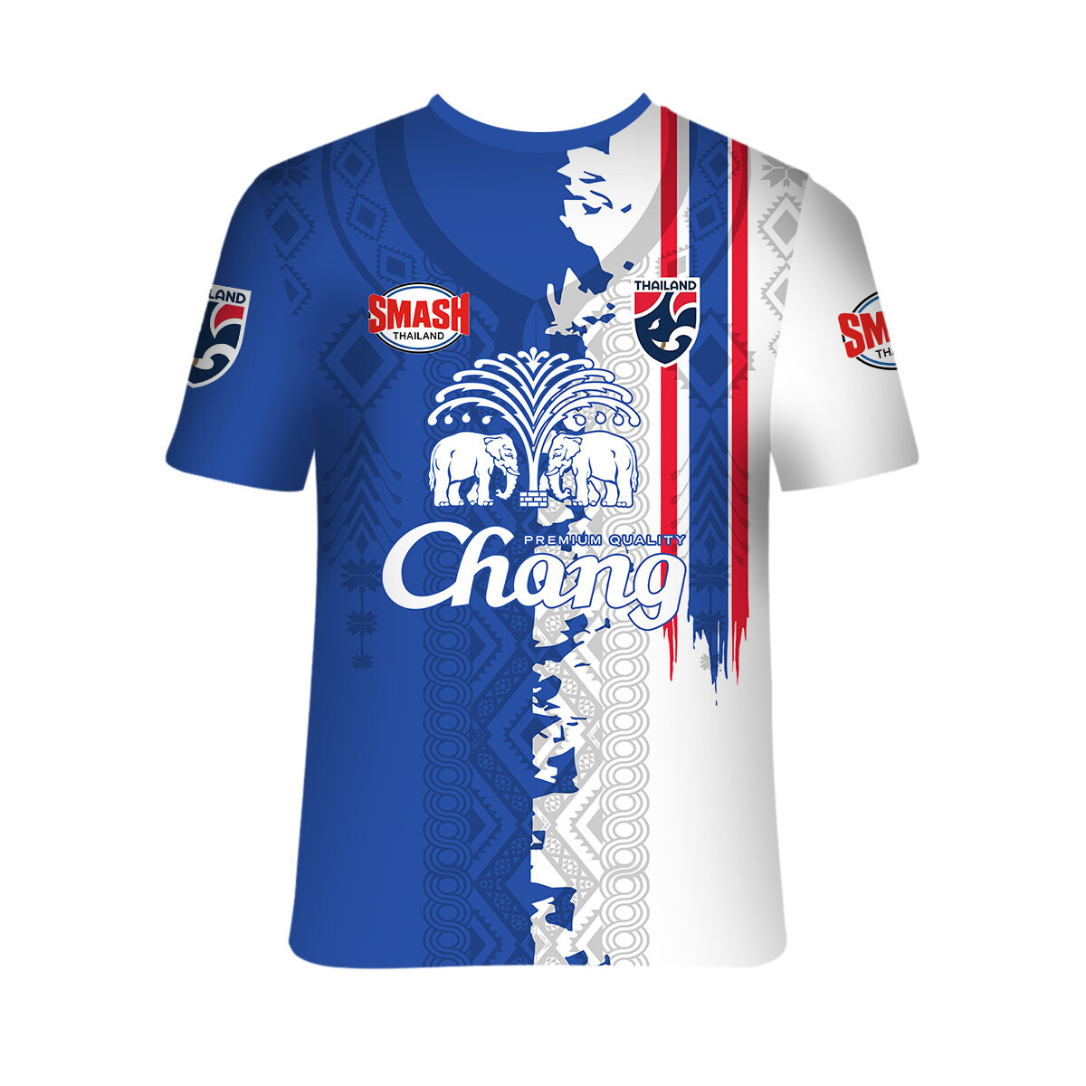 SMASH Thailand Chang T-Shirt – bleu / blanc édition