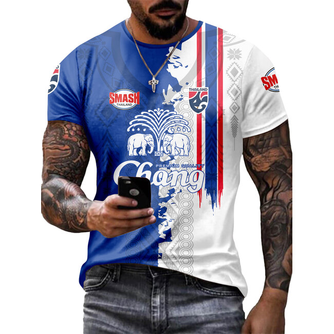 SMASH Thailand Chang T-Shirt – Blue / White Edition