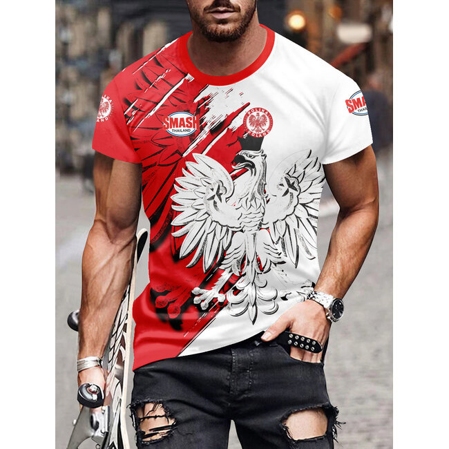 Fightsense Fightsense – POLAND Pride Performance Shirt - POLEN V1