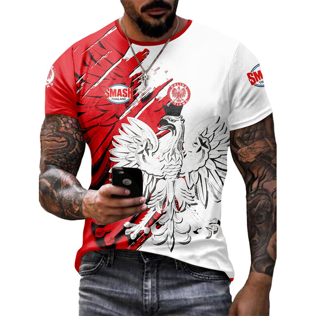 Fightsense Fightsense – POLAND Pride Performance Shirt - POLEN V1
