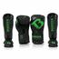 Booster Fightgear Bangkok Fightset – Black/Green – Kunstleer – Bokshandschoenen & Scheenbeschermers