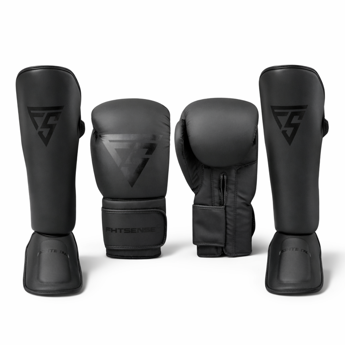 Fightsense Eclipse- gants de boxe + protège-tibias
