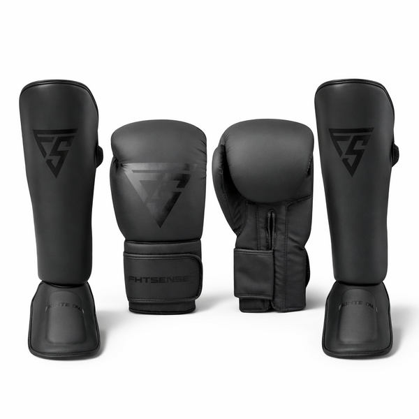 Fightsense Eclipse – Boxhandschuhe + Schienbeinschoner