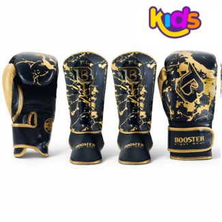 Booster Fightgear BoBooster Fight Gear Kids Marble Goud – Bokshandschoenen & Scheenbeschermers FightSet