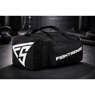 Fightsense FIGHTSENSE ECLIPSCamo V2 Duffelbag / Sporttas – Zwart – 43 x 27 x 27 cm