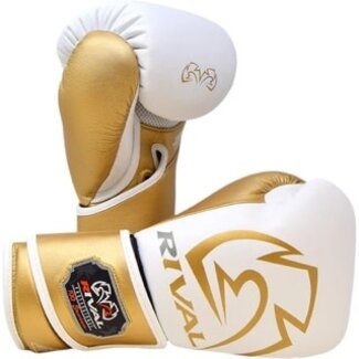 Rival Boxing Gear Rival RB100 – Professionele Zakhandschoenen Wit/Goud