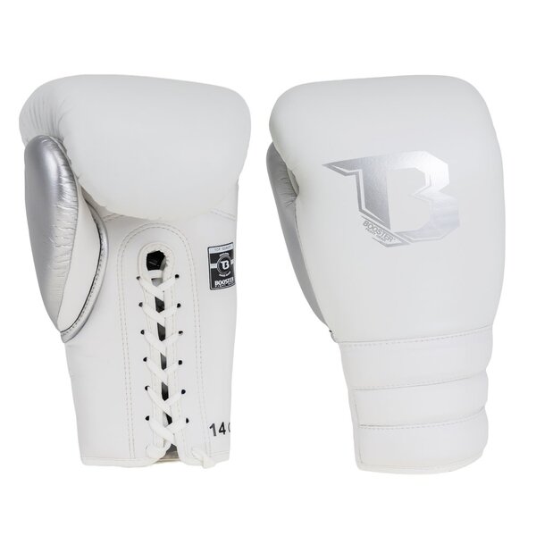 Booster Fightgear BFG RS LU gants de boxe à lacets – blanc