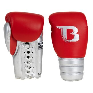 Booster Fightgear BFG RS LU Bokshandschoenen met Veters – Rood/Silver
