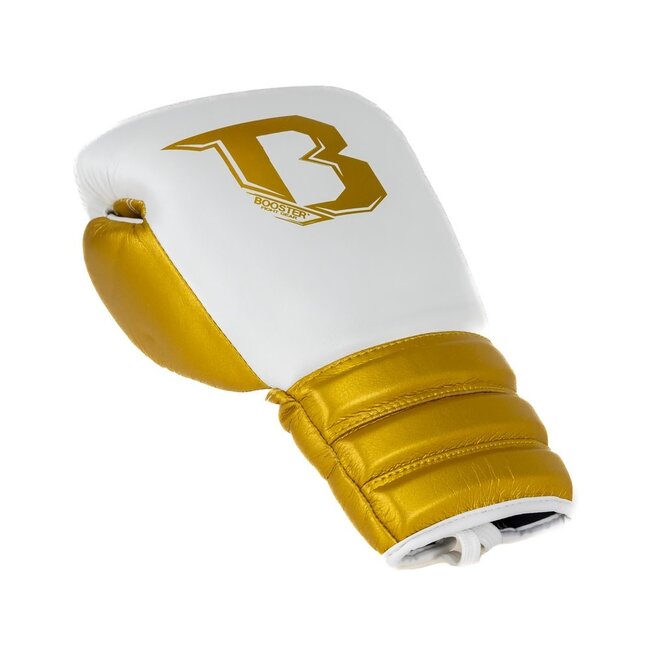Booster Fightgear BFG RS LU Bokshandschoenen met Veters – Wit/Goud