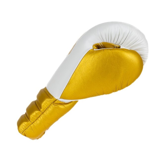 Booster Fightgear Booster BFG RS LU Bokshandschoenen met Veters – Wit/Goud