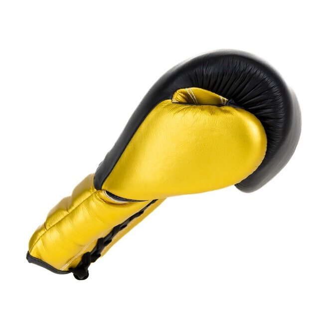 Booster Fightgear Booster BFG RS LU Bokshandschoenen met Veters – Zwart/Goud
