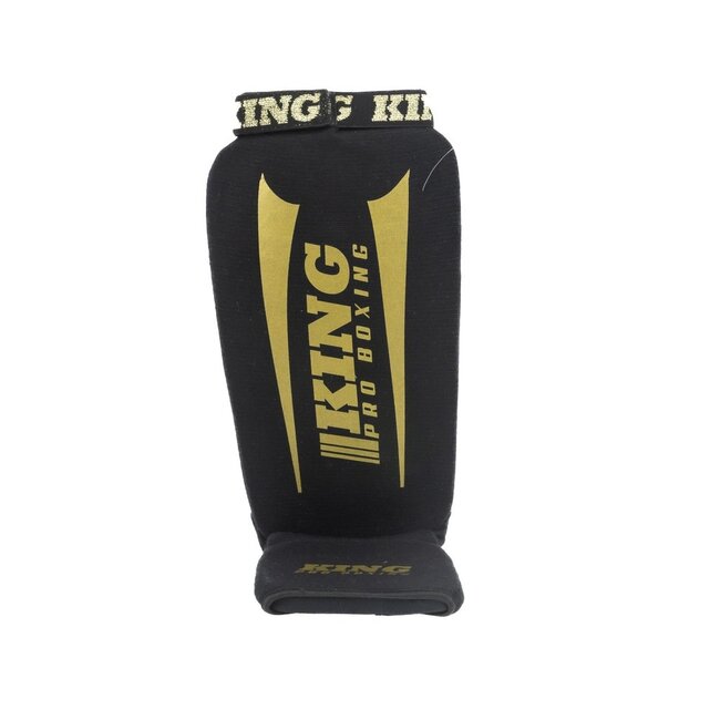 King Pro Boxing Scheenkousen KPB AMSG PRO 2 - ZWART/GOUD