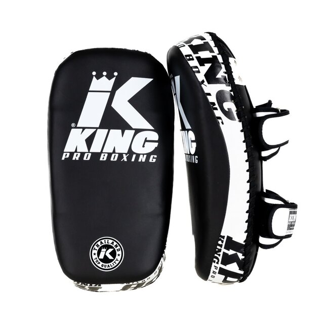 King Pro Boxing KING - ARMPADS - KPB KP-1 Curved Kick Pads – Zwart
