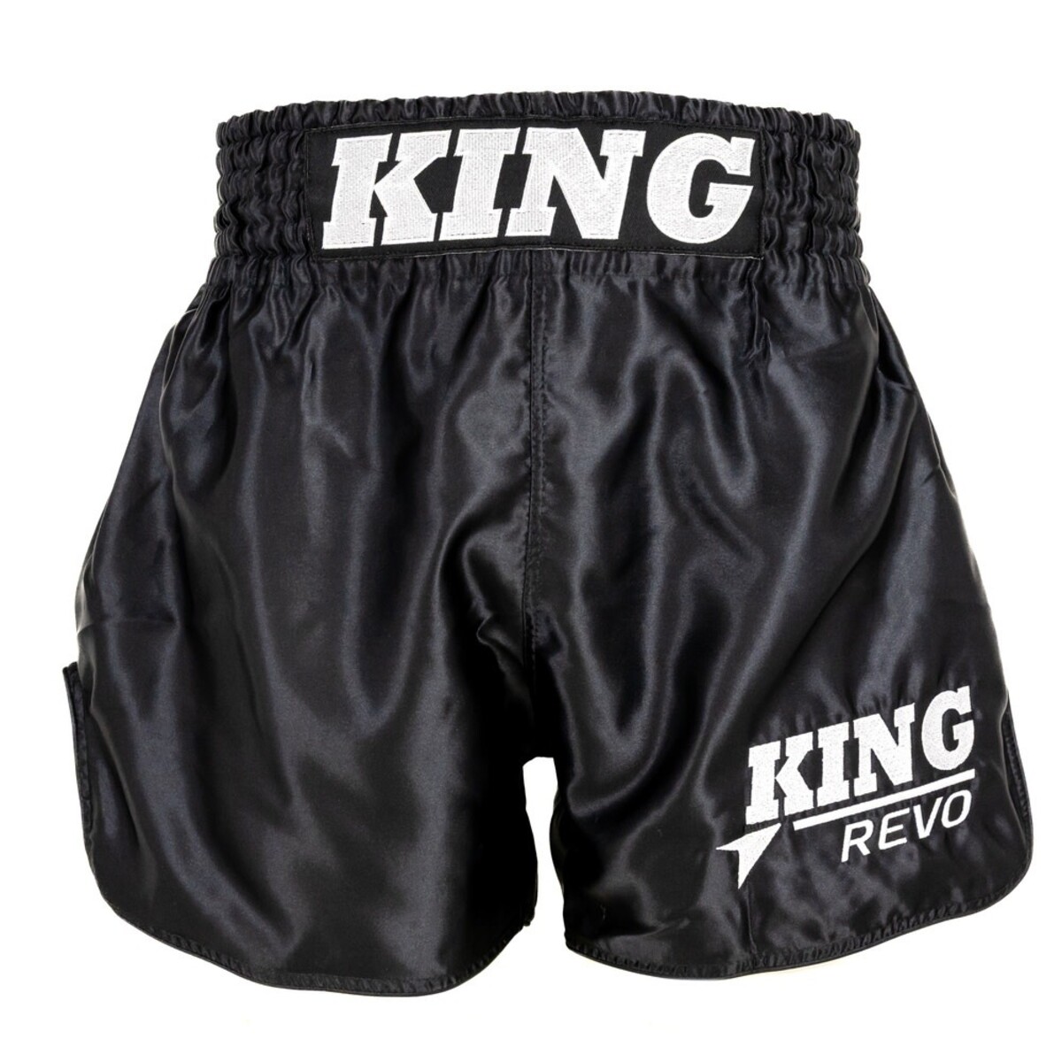 King Pro Boxing Short de Muay Thaï - KPB REVO SHORT 1 - noir/blanc