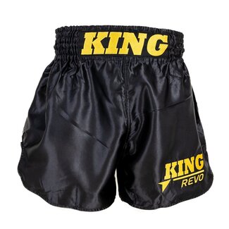 King Pro Boxing MUAY THAI SHORT - KPB REVO SHORT 2 - ZWART/GOUD