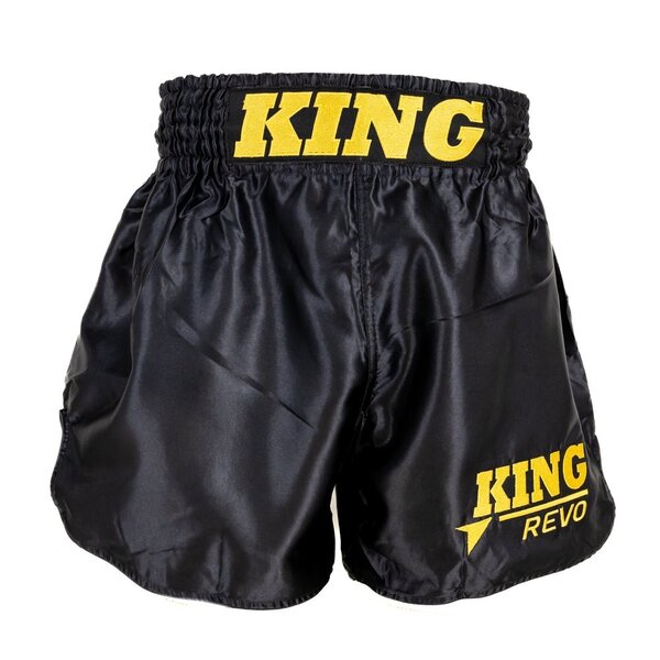King Pro Boxing Short de Muay Thaï - KPB REVO SHORT 2 - noir/or