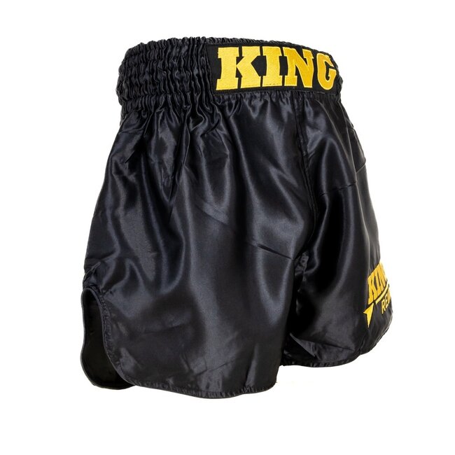 King Pro Boxing KING - MUAY THAI SHORT - KPB REVO SHORT 2 - ZWART/GOUD