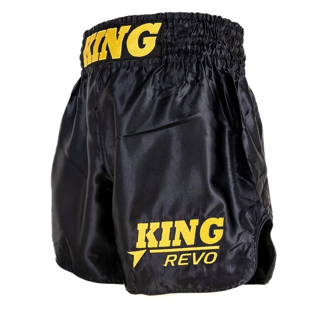 King Pro Boxing KING - MUAY THAI SHORT - KPB REVO SHORT 2 - ZWART/GOUD