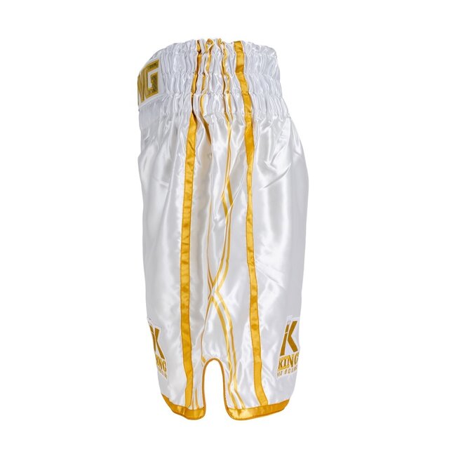 King Pro Boxing Boksbroek KPB XK SHORT 2 - WIT/GOUD
