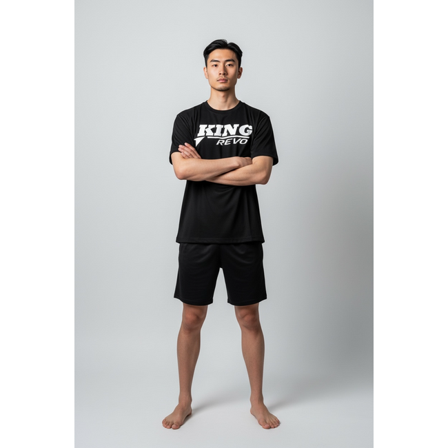 King Pro Boxing T-SHIRT - KPB REVO TEE 1 - ZWART