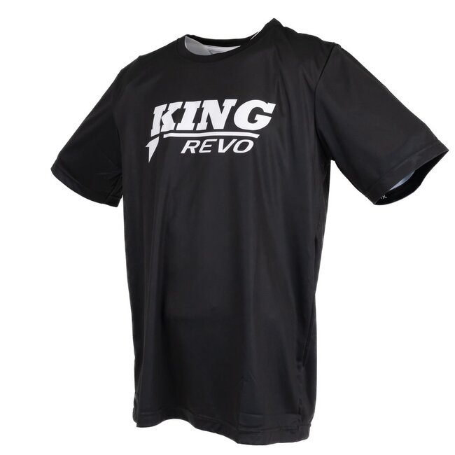 King Pro Boxing T-SHIRT - KPB REVO TEE 1 - ZWART