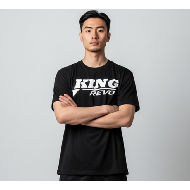 King Pro Boxing KING - T-SHIRT - KPB REVO TEE 1 - ZWART