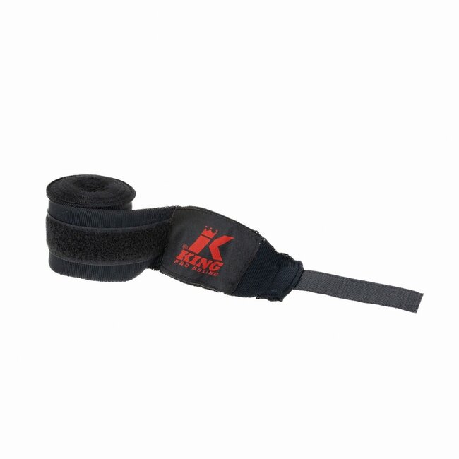 King Pro Boxing KING - BANDAGE - KPB BPC REVO 6 - ZWART/ROOD