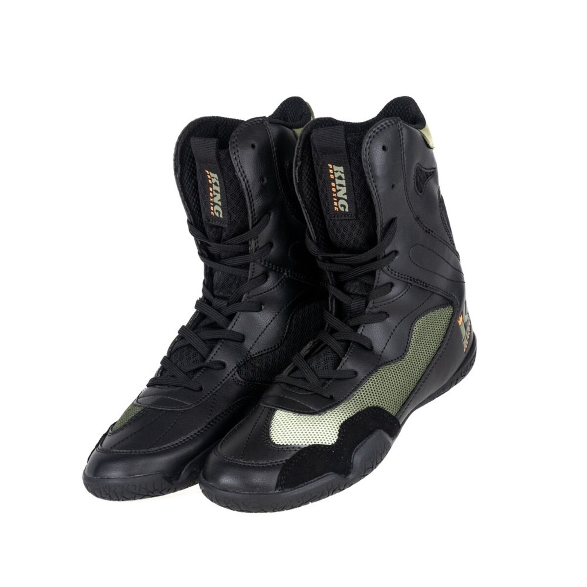 Booster Fightgear KING -KPB Apex pro 3 - chaussures de boxe – noir/kaki