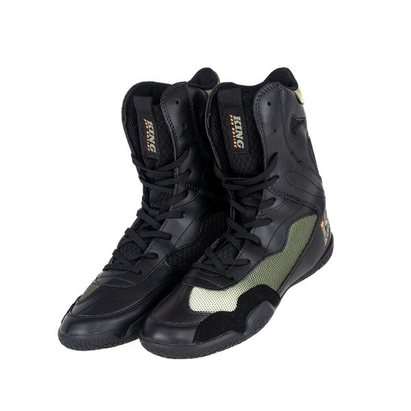 Booster Fightgear KING -KPB Apex pro 3 - chaussures de boxe – noir/kaki
