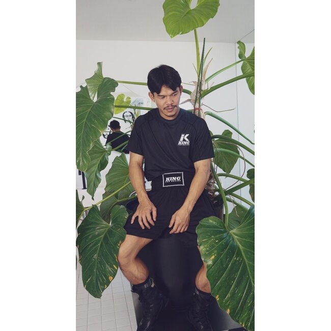 King Pro Boxing KING - T-SHIRT - KPB Apex pro 1 Tee - ZWART