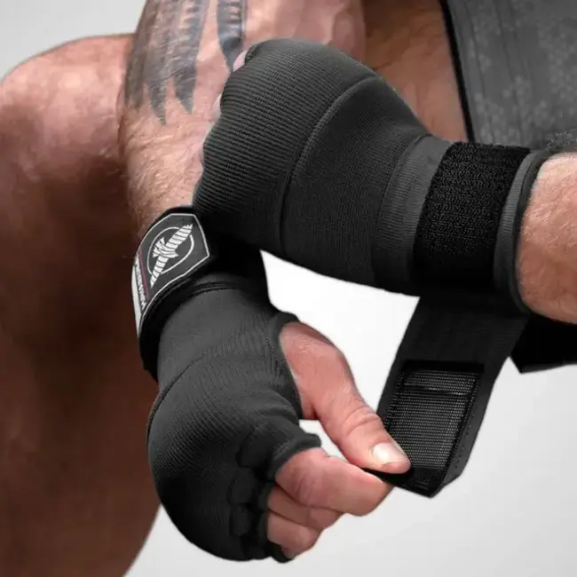 Hayabusa Quick Handwraps – Zwart – Stretch Wrap – Binnenhandschoen voor Boksen & MMA