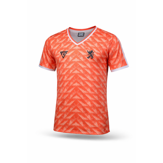 Fightsense FIGHTSENSE NEDERLAND Voetbal Jersey 1988 – Oranje EK ’88 Style  – Unisex