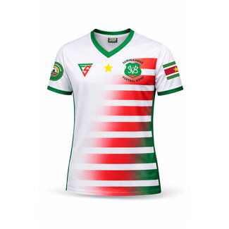Fightsense Suriname Natio T-Shirt – Rood/Groen/Wit