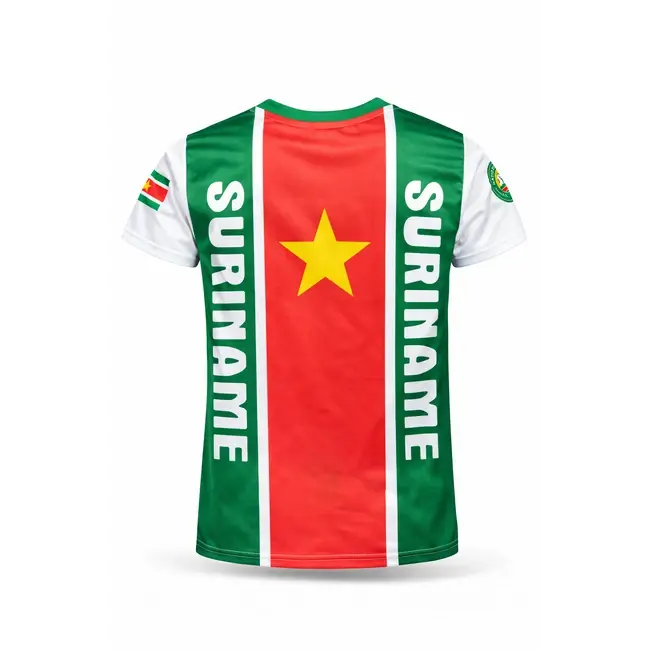Fightsense Suriname T-shirt Kids – Natio – Sportshirt voor vechtsport en training