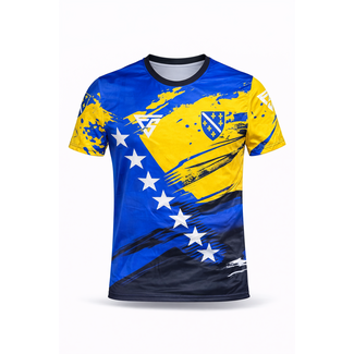 Fightsense Bosnia Pride Performance BOSNIE Shirt – BOŠNJAK Edition